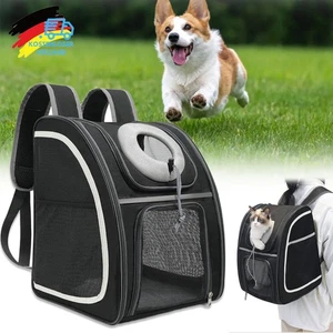 Haustier Tragetasche Transportrucksack 9kg Rucksack Katzen & Hunde Atmungsaktiv - Bild 1 von 20