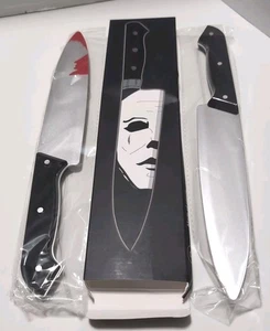 Paquete de 2 cuchillos Michael Myers Halloween mata horror utilería disfraz de disfraces 🎃 🔪 - Imagen 1 de 7