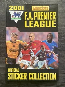 Merlin's FA Premier League 2001 Sticker Album- 100% Complete- With Hardback - Picture 1 of 24