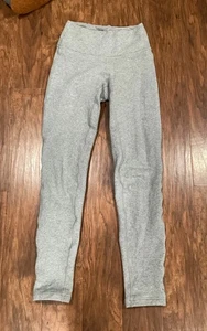 Lululemon Gray Wunder Under Lounge Pants Fleece Lined Size 2 Leggings - Picture 1 of 6