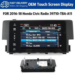 Radio para Honda Civic 2016-18 OEM navegación pantalla táctil 39710-TBA-A11 - Imagen 1 de 8