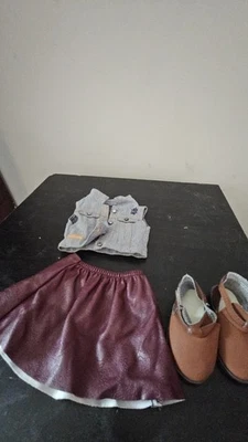 Комплект одежды для куклы Tenney Grant American Girl 18 дюймов куртка, юбка и обувь сняты с производства - Изображение 1 из 3