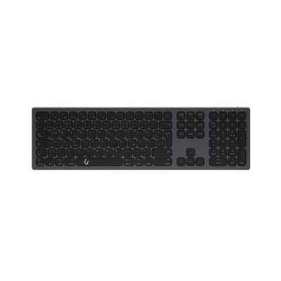 Icy Box KSK-8023BTRF Bluetooth RF Tastatur wireless DE QWERTZ Layout schwarz - Bild 1 von 4