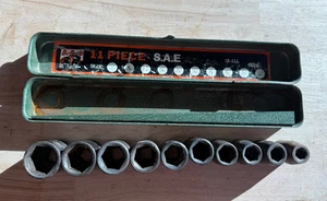 Buffalo 11 Piece SAE 1/2 Drive 6 Point Impact Socket Set 1 In - 7/16 - IS-11J - Bild 1 von 8
