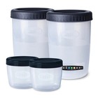 EasiYo Pack of 2 1Kg Yogurt Jars and 2 Lunchtakers Extras For Use With Maker