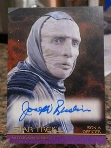 2010 RITTENHOUSE STAR TREK INSURECTION JOSEPH RUSKIN as Son'A Officer  - Picture 1 of 2
