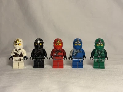 LEGO Ninjago ZX Minifigure Lot – Full Lineup Jay, Lloyd, Cole, Zane & Kai - Image 1 of 4