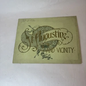 Antique St Augustine And Vicinity Picture Views Book 1902 - Picture 1 of 10