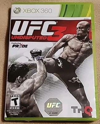 UFC Undisputed 3 (Microsoft Xbox 360, 2012) CIB con manual completo Foto 1 de 4