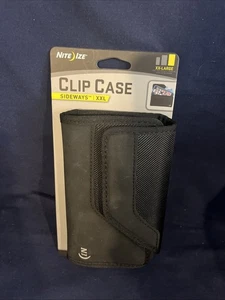 Cell Phone Holder Clip Case, Nite Ize, Universal, Sideways Durable XXL Black New - Photo 1 sur 2