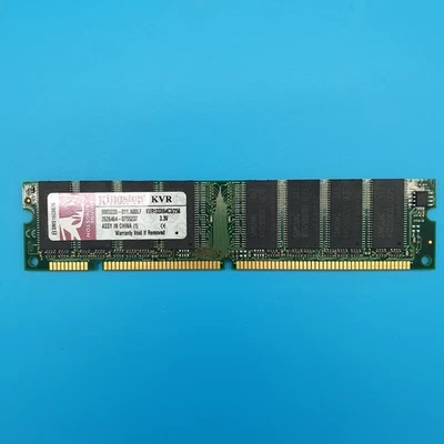Kingston 256MB PC133 CL3 168-Pin DIMM Module ( KVR133X64C3/256 9905121-007.A02 ) - Image 1 of 2