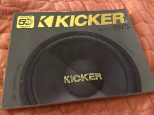 KICKER 2023 50th Anniversary Product Catalog Subwoofer Amplifier Speaker - Picture 1 of 5
