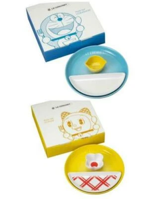 Lot de 2 plats de cuisine Le Creuset Doraemon Dorami chan One Aste Goods - Photo 1/4