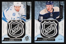 2011 The Cup Dual NHL Shields 1/1 Brett Connolly Ryan Johansen Rookie RC Shield