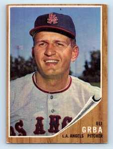 1962 Topps #96 Eli Grba EX