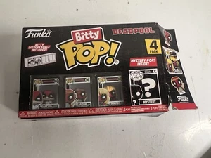 Funko Bitty POP!: Deadpool - Paquete de 4 figuras de vinilo Dinopool - Embalaje abierto - Imagen 1 de 8