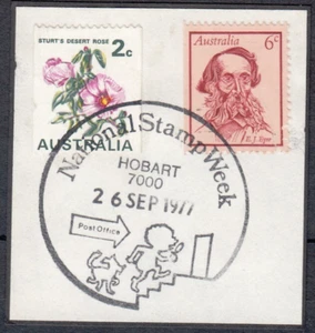 Australian  Stamps. Decimal.Postmark.National Stamp Week.1977 - Picture 1 of 1
