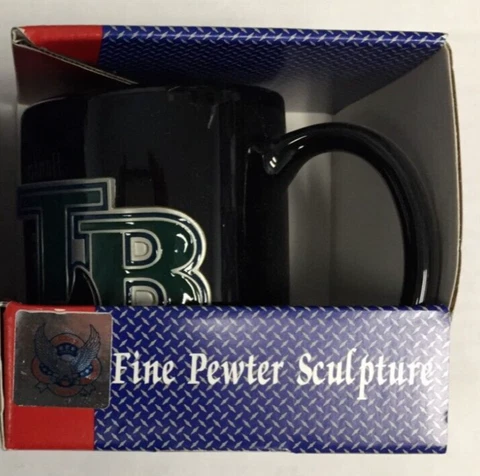 Tampa Bay Rays MLB 11oz. Ceramic Coffee Mug Pewter Emblem Cover