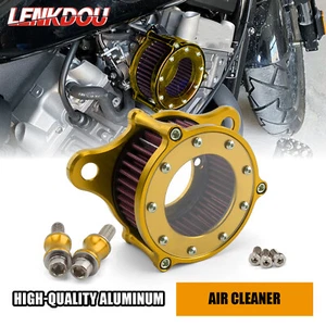 Mini Clear Air Cleaner Intake Filter For Harley Sportster XL 1200 Iron 883 48 72 - Picture 1 of 8