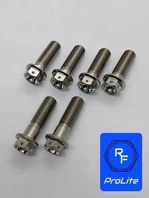 Suzuki TL1000 Titanium drilled brake caliper bolt kit TL1000r TL1000s Ti full - Image 1 of 4