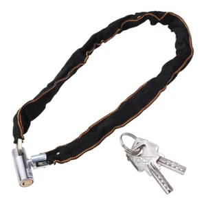 80CM Cable Lock for Bicycles with Key and Durable Canvas Coating - Picture 1 of 12