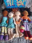 Manhattan Toy Co Groovy Girls Plush Dolls Of 4 With Case.