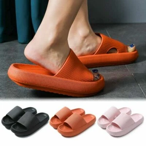 Pillow Slides Sandals Non-Slip Ultra Soft Slippers Cloud Shower EVA Home Shoes - Picture 1 of 44