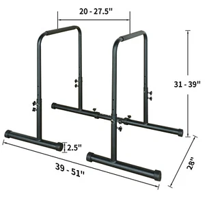 Adjustable Power Tower Dip Station Multi-Function Pull Up Bar Heavy Duty - Picture 1 of 12
