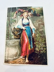 Viktorianische Sammelkarte "The Talking Well" Medikamente Werbung #388 - Bild 1 von 2