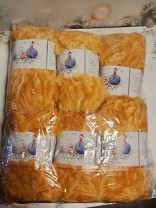 6 Pk Soft Fluffy Fur Yarn Faux 35yards - Picture 1 of 3