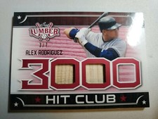 Alex Rodriguez 2021 Leaf Lumber 3000 Hit Club Bat Relics 3/7 #3HC-01