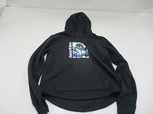 THE NORTH FACE GIRLS FLEECE PULLOVER HOODIE SIZE X-LARGE BLACK NF0A82TD - Picture 1 of 6