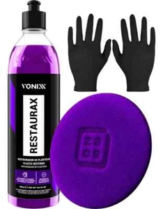 Restaurax Restaurador De Plásticos Aplicador Vonixx Luvas 500ml 16.9oz - Picture 1 of 5