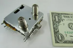 New Alps TV RF Tuner Modulator Switch, F RCA & 4-Pin Solder Connector MDLK5A6A9A - Picture 1 of 12