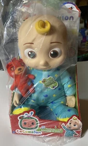 Cocomelon Musical Bedtime JJ Doll & Teddy Bear 10" Plush YouTube NEW FAST SHIP - Picture 1 of 8