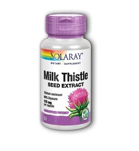 Solaray Milk Thistle Extract 175mg 60 VegCap