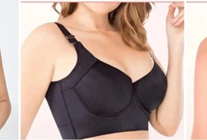 Magic Bra Deep Cup Fat Hiding Bra 34B Black - Picture 1 of 3