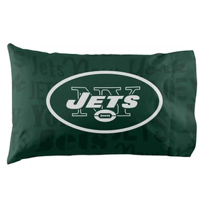 Northwest NFL New York Jets Printed Pillowcase Set of 2 - Picture 1 of 2