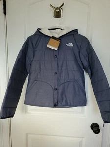 North Face Girl's Hooded Jacket Size L - Picture 1 of 6