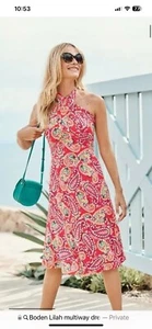 Boden Lilah Multiway Dress -Multicoloured -jo435-RRP £80-Size 12R. - Picture 1 of 4