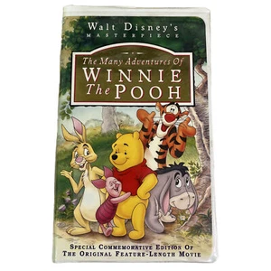 Disney The Many Adventures of WInnie the Pooh VHS Movie Vintage Clamshell Tigger - Picture 1 of 13