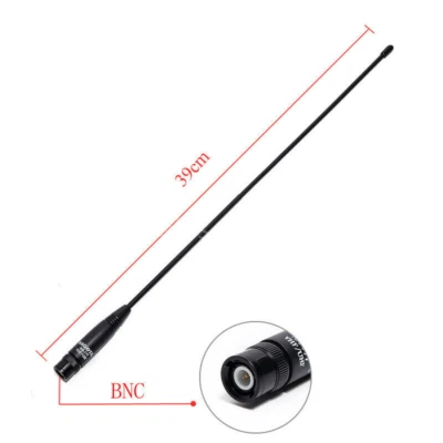 For Nagoya NA-771 BNC VHF/UHF Dual Band High Gain Antenna For ICOM Kenwood Radio - Image 1 of 4