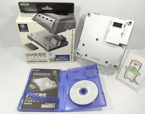 Game Boy Player DOL-017 Silver w/Box Startup Disc Nintendo GameCube Tested 0416I - Picture 1 of 20