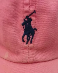 Mütze rosa Polo Ralph Lauren Riemen hinten verstellbar - Bild 1 von 6