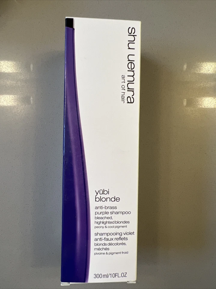 Shu Uemura Yubi Blonde Anti Brass Purple Shampoo 10oz/300ml NEW IN BOX - Image 1 of 1