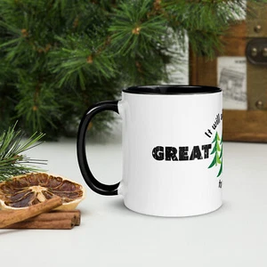 "It Will Always Be Great Woods To Me" Wrap Around Mug with Color Inside - Picture 1 of 13