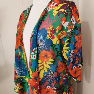 Pequeño Monroe Floral Cubrimiento Precioso Unicornio Súper Raro Multicolor Lularoe Foto 1 de 4