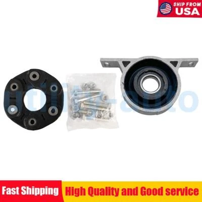 Driveshaft Flex Disc Center Support Bearing Kit For BMW E60 545i E63 645Ci 735Li - Image 1 of 4