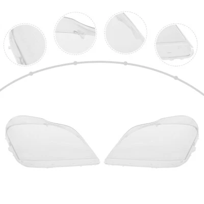2pcs Headlight Lens Cover Left&Right For 07-12 Mercedes-Benz GL-Class X164 GL450 Foto 1 de 4