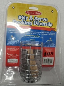 Melissa & Doug Stir and Serve Cooking Utensils (7 pcs) - Stainless Steel and - Picture 1 of 5